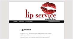 Desktop Screenshot of lipservicemarketing.com